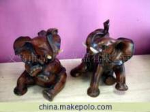 【树脂仿玉大象、动物系列产品(图)】价格,厂家,图片,树脂工艺品,义乌市高夫工艺品-